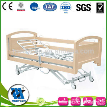 High quality extra low five function wooden hospital furniture